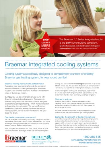 braemar add on cooling